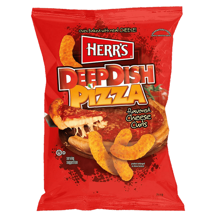 Herr's Deep Dish Pizza Cheese Curls 198g