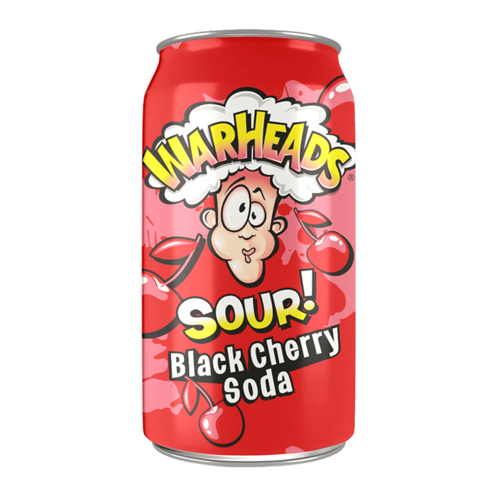 Warheads Sour Black Cherry Soda 355ml