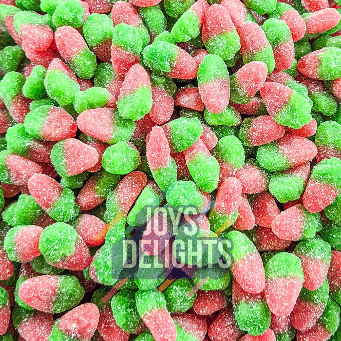 Mini Fizzy Strawberries - UK Sweets Online