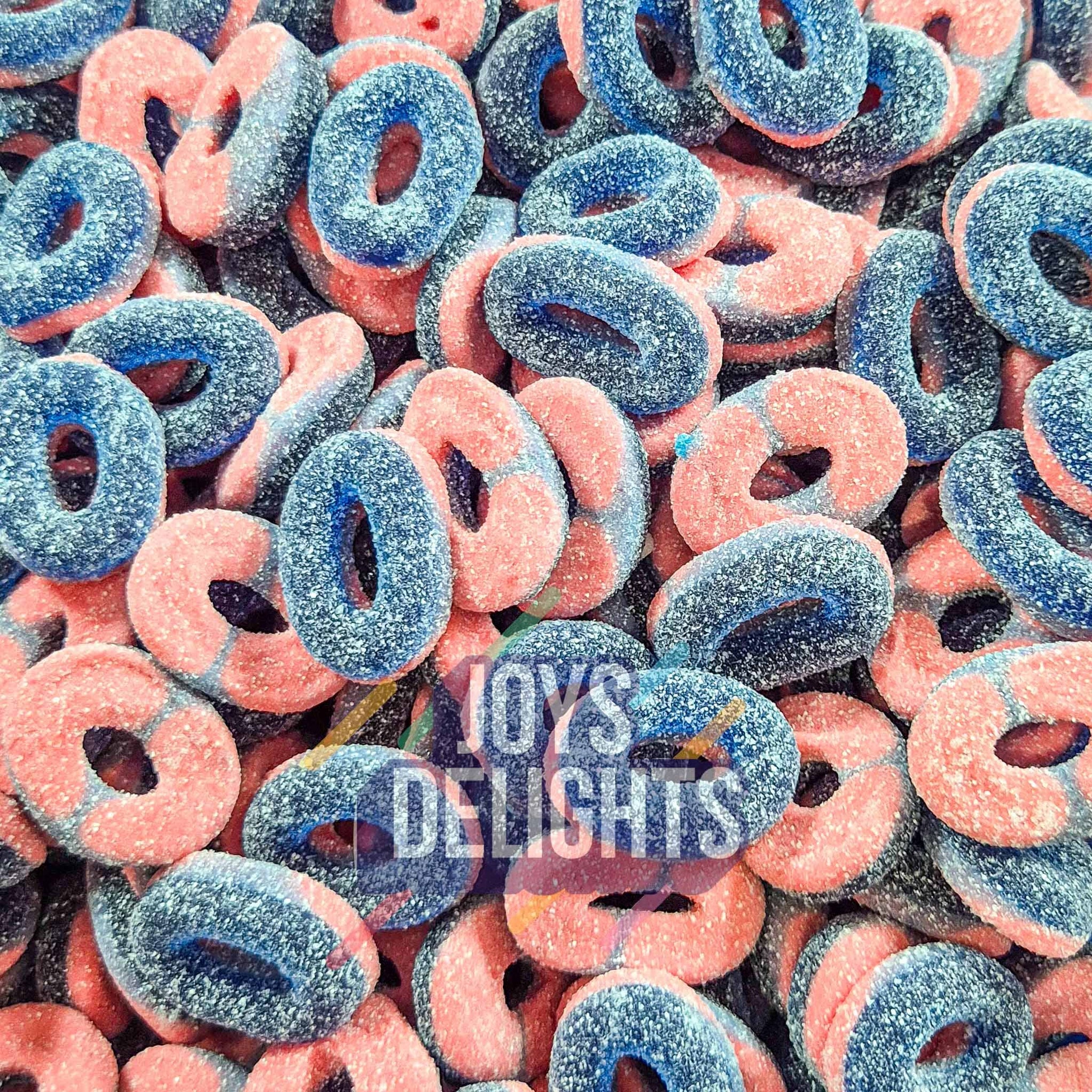 Sour Blueberry Rings - UK Sweets Online — Joys Delights Lolly Shop Online