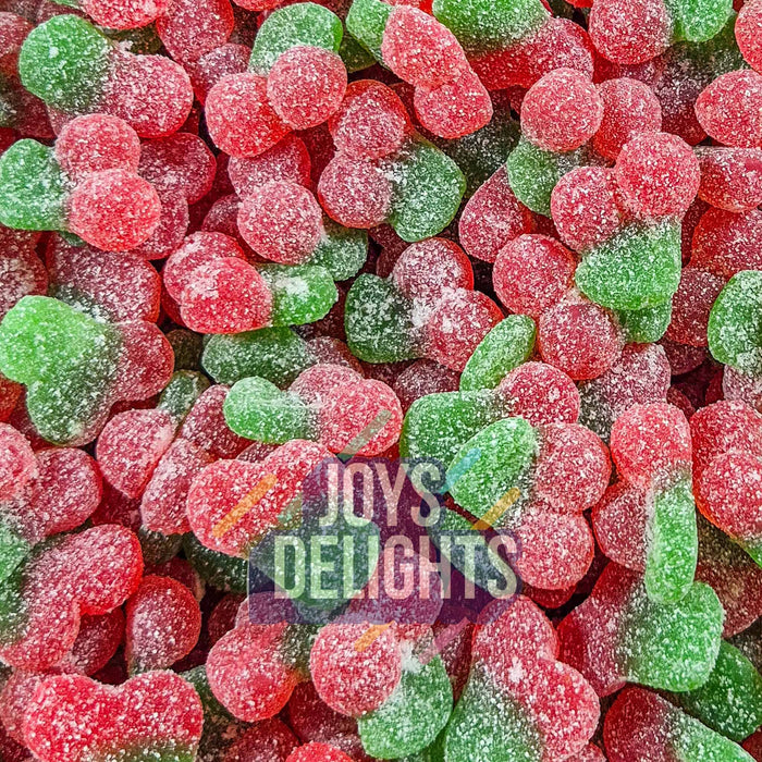 Sugared Twin Cherries - UK Sweets Online