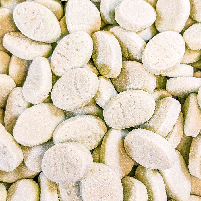 BUBS Mini Pear Sour Ovals 100g- Swedish Candy Online
