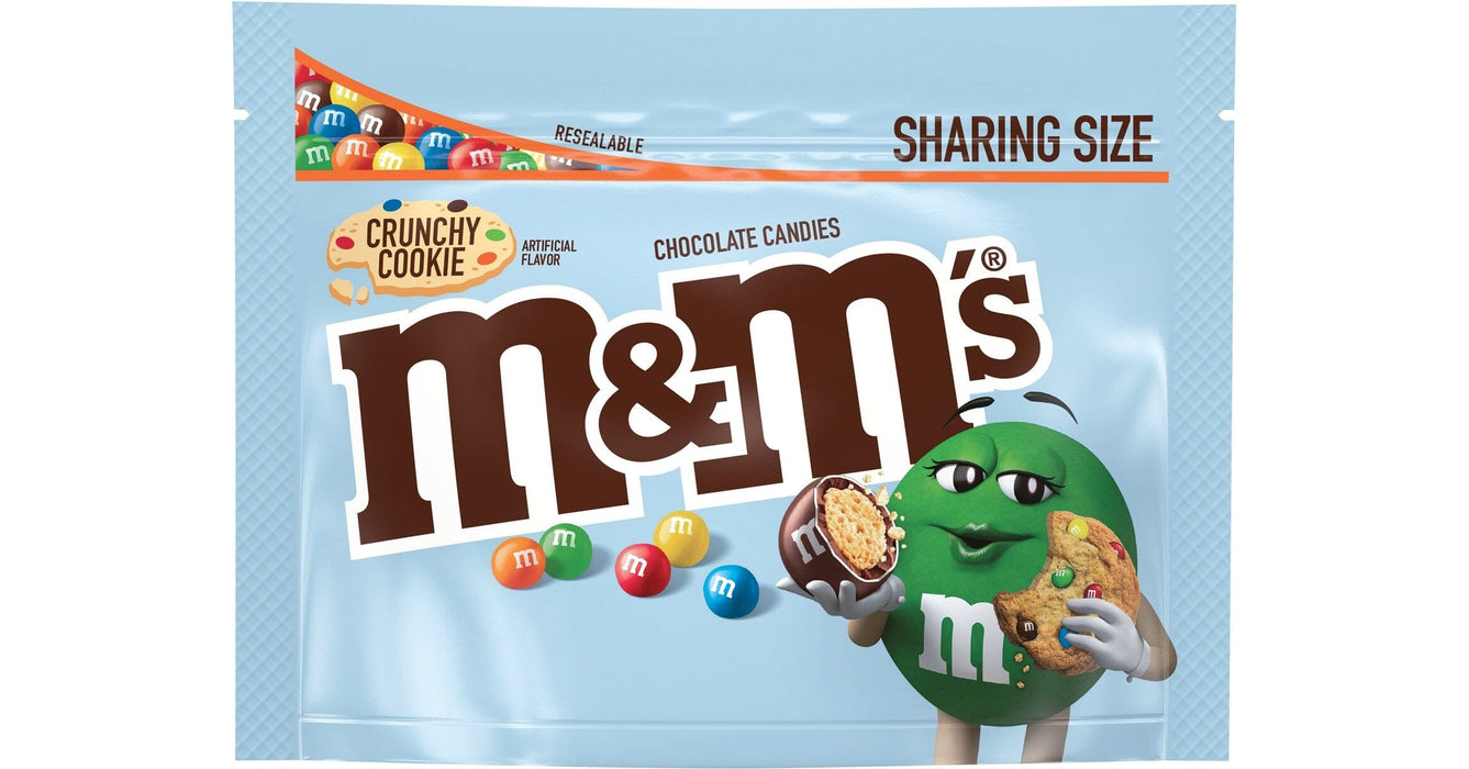 M&M Chocolate Crunchie Cookie Stand Up 8x209g (7.4oz)