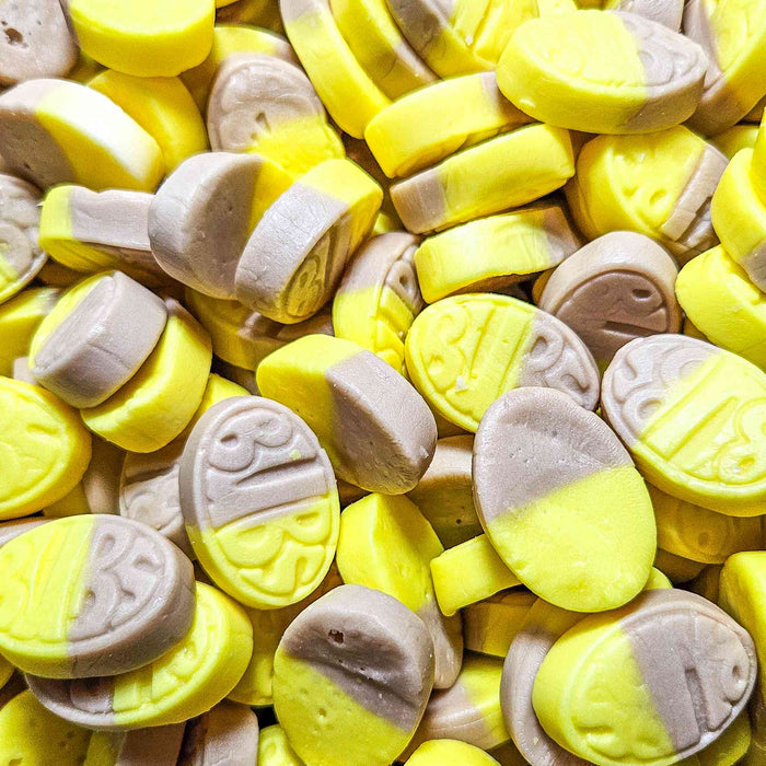 Bubs Mini Banana Ovals 100g- Swedish Candy Online