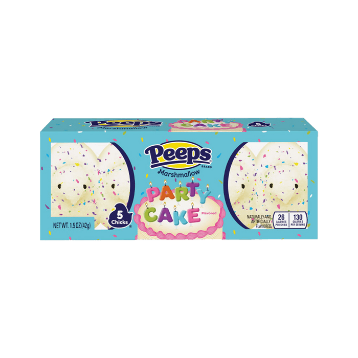 Peeps Easter Party Cake Chicks 42g (5 Pack)
