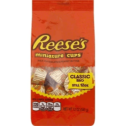 Reeses Minatures Classic Stand Up Bag