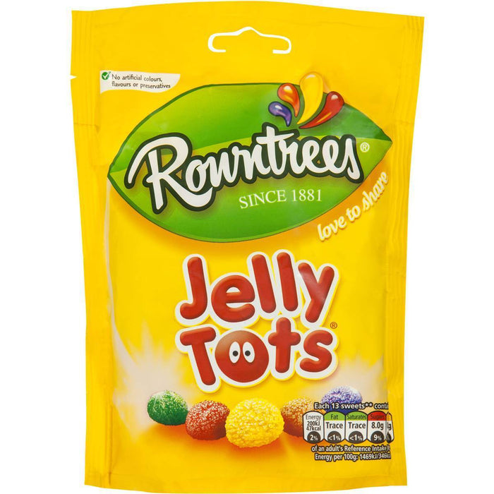 Rowntree's Jelly Tots Pouch 150g Bulk