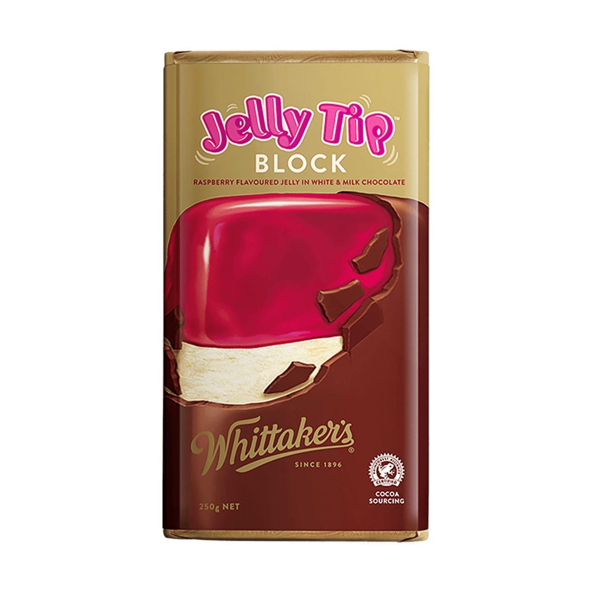 Whittaker's Jelly Tip Chocolate 250g — Joys Delights Lolly Shop Online