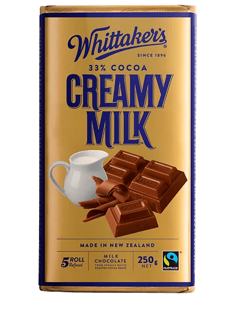 Whittaker's Creamy Milk Block 250g