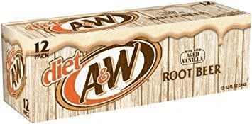 A&W Diet Root Beer 12 Pack