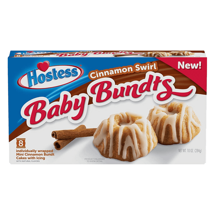 Hostess Baby Bundt cake cinnamon 36g