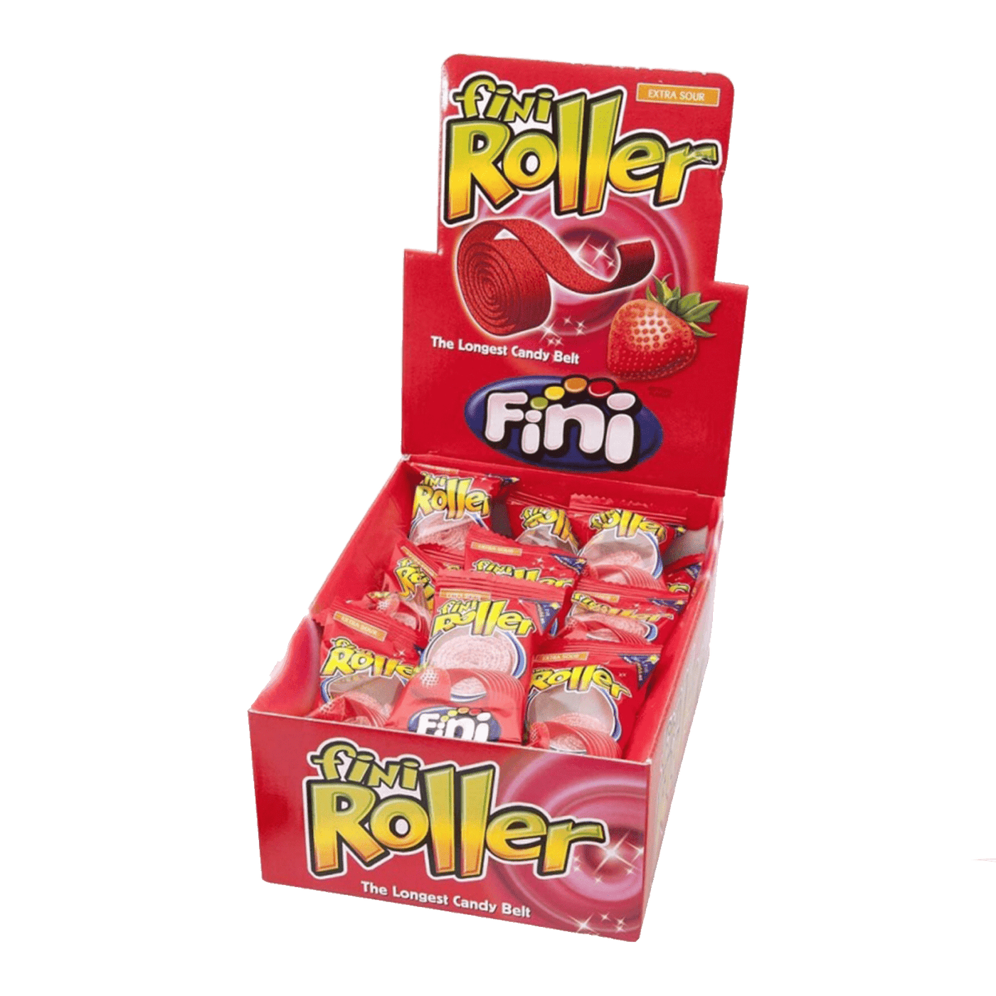 Fini Roller Strawberry 20g — Joys Delights Lolly Shop Online