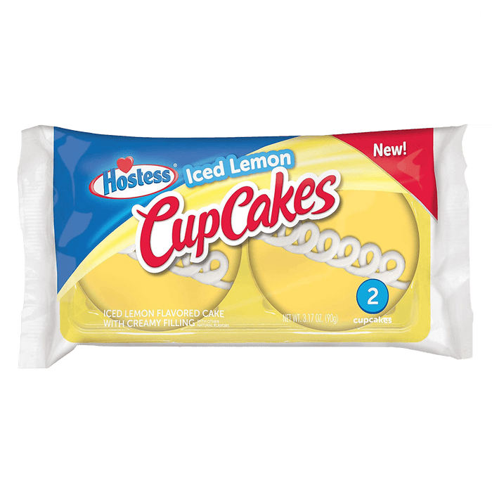 Hostess Iced Lemon Cupcakes 2-Pack