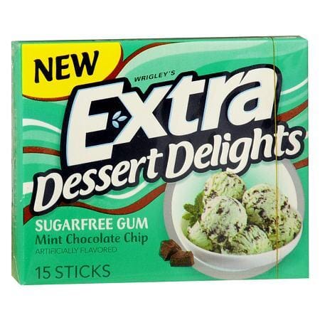 Extra Dessert Delights Mint Chocolate Chip 40g