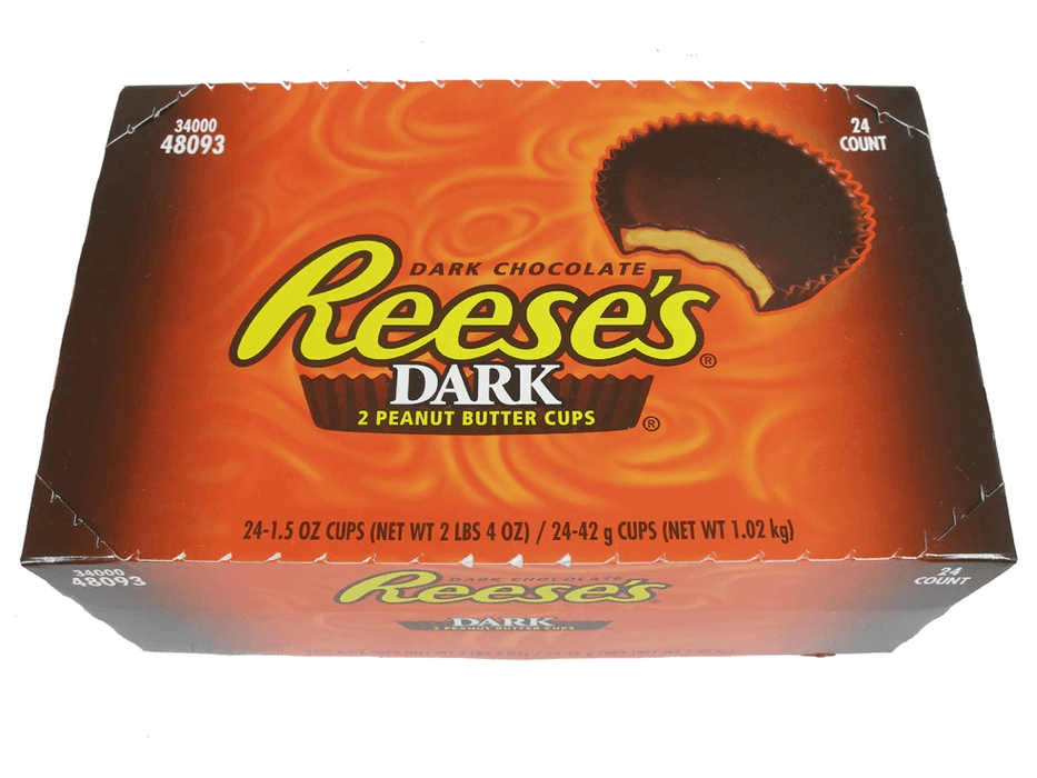 Reeses Peanut Butter Cups Dark Box