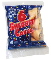 Sherbet Cones 6-Pack