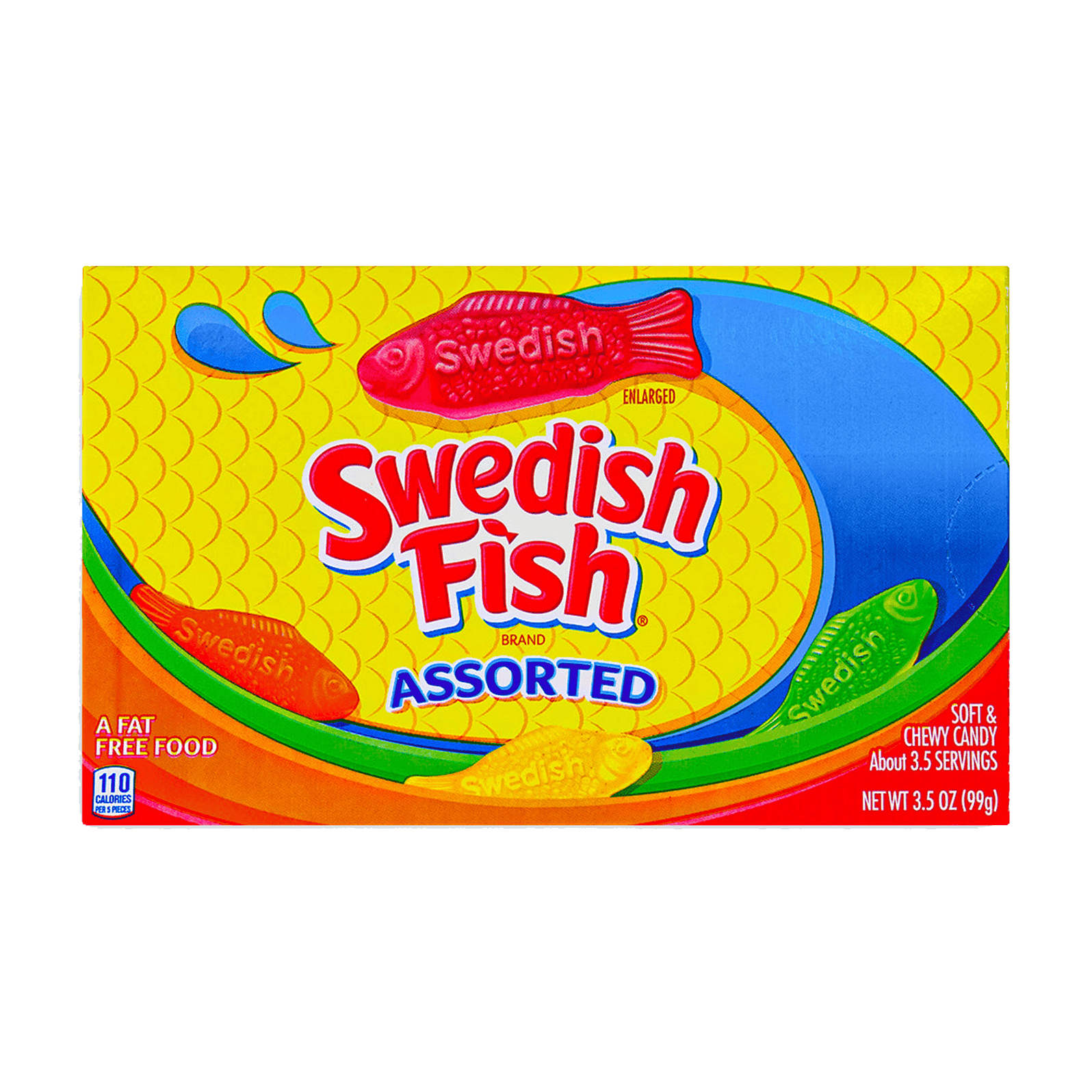Swedish Fish Assorted Theatre 99g — Joys Delights Lolly Shop Online