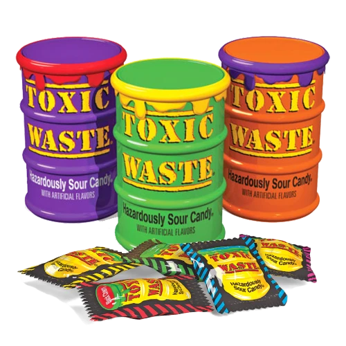 Toxic Waste Green Drum Extreme Sour Candy (42 g)
