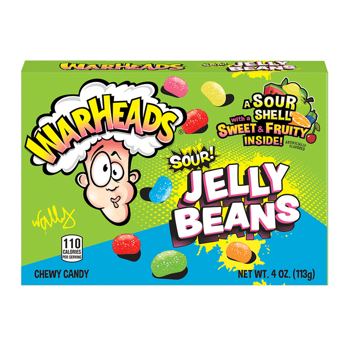 Warheads Sour Jelly Beans Theatre 113g