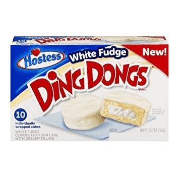 Hostess White Fudge Ding Dong 36g